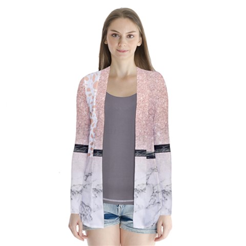 Drape Collar Cardigan 