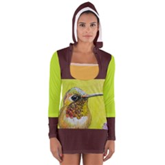 Humming bird hoodie - Long Sleeve Hooded T-shirt