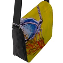 Flap Closure Messenger Bag (L) 