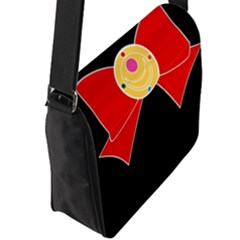 Flap Closure Messenger Bag (L) 