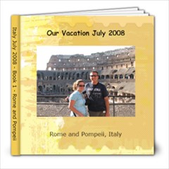 Rome & Pompeii - 8x8 Photo Book (20 pages)