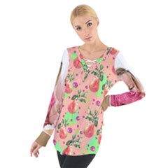 livebedtimes - Tie Up T-Shirt