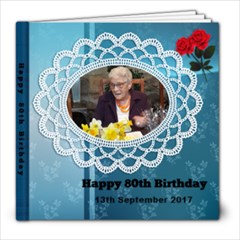 80th birthday - 8x8 Photo Book (20 pages)