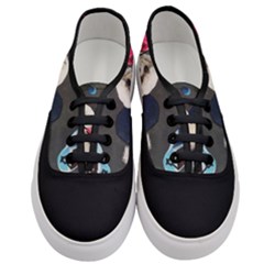 puppy in the rain sneakers - Women s Classic Low Top Sneakers