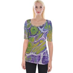 Wide Neckline T-Shirt