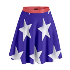 BLUESKIRTANDSTARS - High Waist Skirt