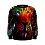neon lion womens sweater - Women s Sweatshirt
