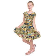 Kids  Short Sleeve Dress