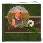 Camping - Vacation - Fishing Hunting Adventure Father 12x12 book - 12x12 Photo Book (20 pages)