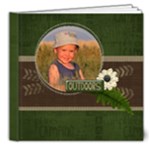 Camping - Vacation - Fishing Hunting Adventure Father 8x8 deluxe book - 8x8 Deluxe Photo Book (20 pages)