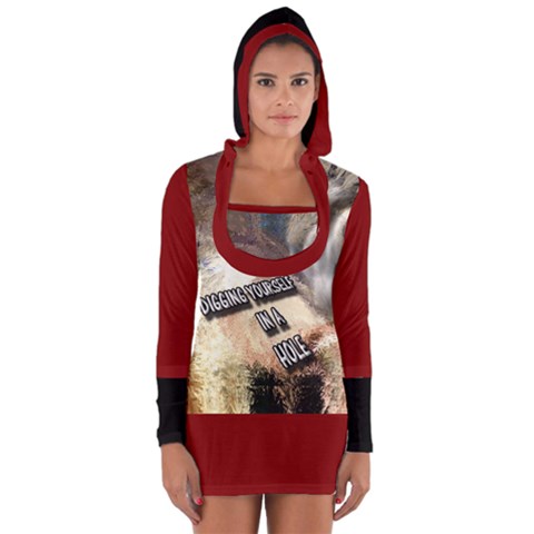 Long Sleeve Hooded T-shirt 