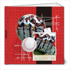 Baseball Softball 8x8 Photo Book - 8x8 Photo Book (20 pages)