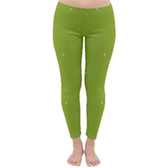 green snow winter leggings - Classic Winter Leggings