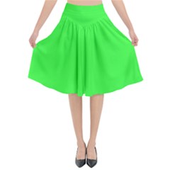 flared midi skirt