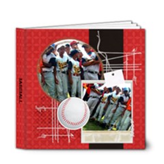 Baseball Softball Deluxe 6x6 Photo Book - 6x6 Deluxe Photo Book (20 pages)