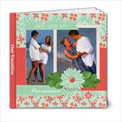 Beach tropical vacation cruise pool honeymoon anniversary summer 6x6 photo book - 6x6 Photo Book (20 pages)