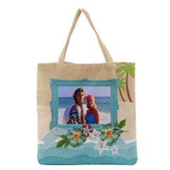 Beach - Summer - Grocery Tote - Grocery Tote Bag