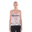Flower Print Spaghetti Strap Top View1