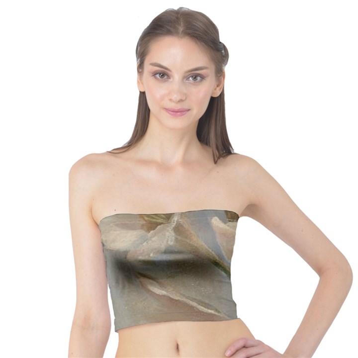 2 Flower Print Design Tube Top