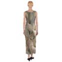 2 Flower Print Design Fitted Maxi Dress View2