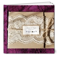 Angeline Wedding Album - 8x8 Deluxe Photo Book (20 pages)