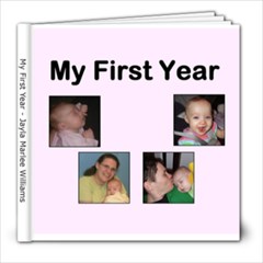 ABC Book of my First Year - 8x8 Photo Book (20 pages)