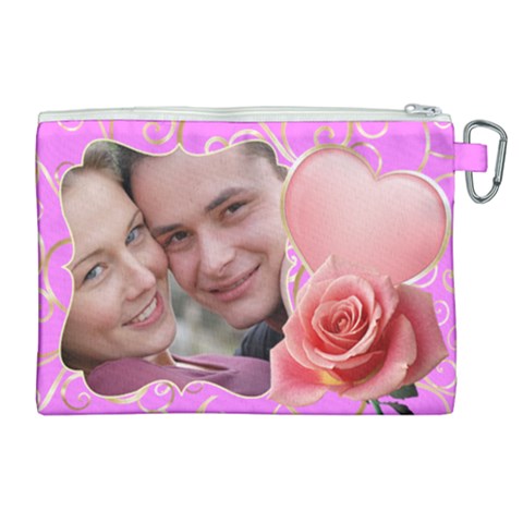 Canvas Cosmetic Bag (XL) 