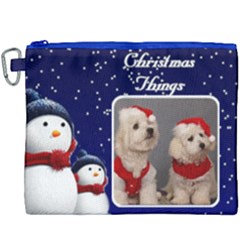 Christmas Things Canvas Cosmetic Bag (XXXL)