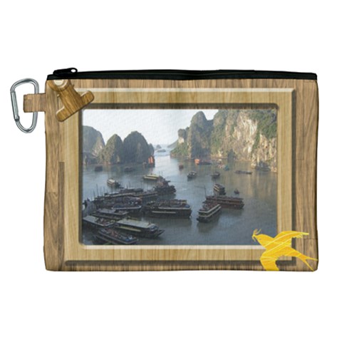 Canvas Cosmetic Bag (XL) 
