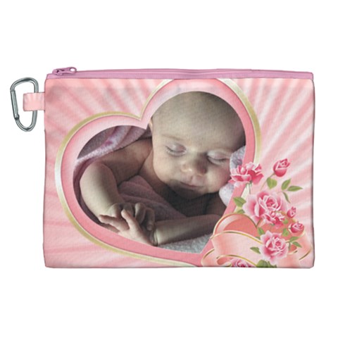 Canvas Cosmetic Bag (XL) 