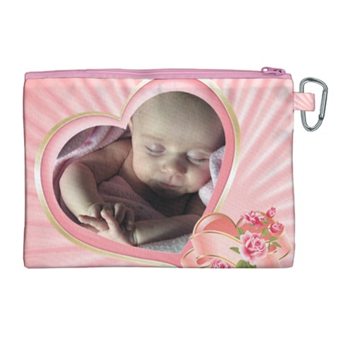 Canvas Cosmetic Bag (XL) 