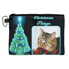 Christmas Things 3 Canvas Cosmetic Bag (XL)