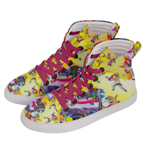 Women s Hi-Top Skate Sneakers 