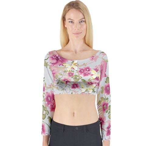 Long Sleeve Crop Top 