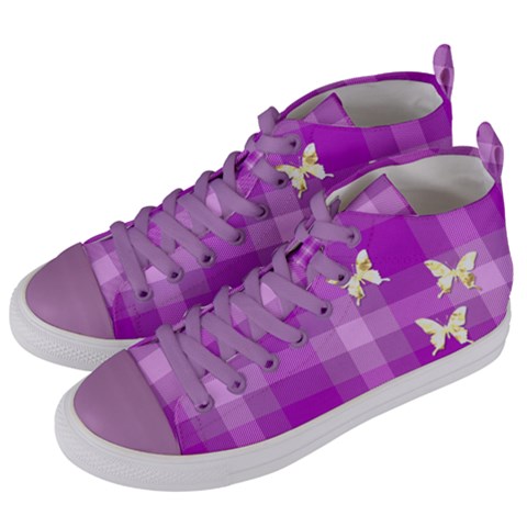 Women s Mid-Top Canvas Sneakers 