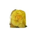 Yellow rose Drawstring Pouch (Small) View2
