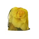 Yellow rose Drawstring Pouch (Large) View2