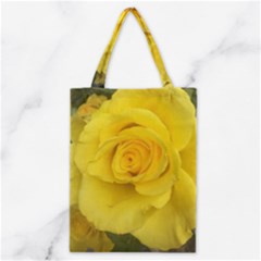 Yellow Rose Classic Tote Bag by glendatartist