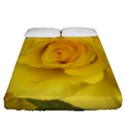 Yellow rose Fitted Sheet (Queen Size) View1