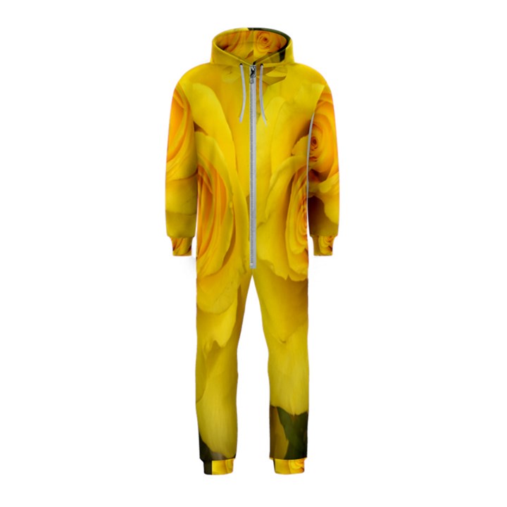 Yellow rose Hooded Jumpsuit (Kids)