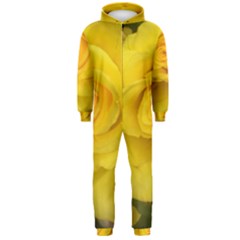 Yellow Rose Hooded Jumpsuit (men) by glendatartist