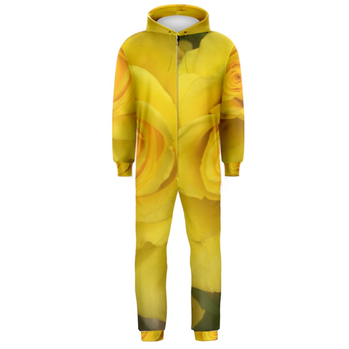 Yellow rose Hooded Jumpsuit (Men)
