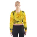 Yellow rose Cropped Sweatshirt View2