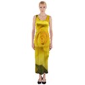 Yellow rose Fitted Maxi Dress View1