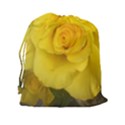 Yellow rose Drawstring Pouch (XXL) View2