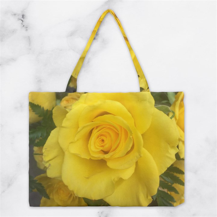 Yellow rose Medium Tote Bag
