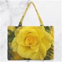 Yellow rose Zipper Medium Tote Bag View1