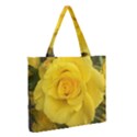 Yellow rose Zipper Medium Tote Bag View2