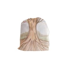 Roots Drawstring Pouch (small) by glendatartist
