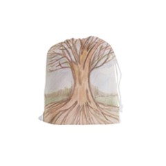 Roots Drawstring Pouch (medium) by glendatartist